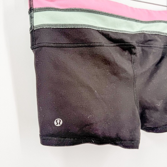 lululemon athletica Black and Pink Athletic Shorts - Picture 5 of 8